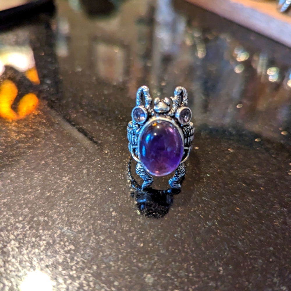 Amethyst Monster Ring